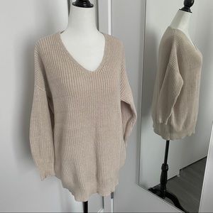 LINE Oatmeal Sweater